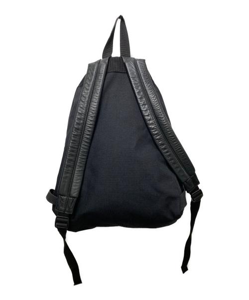 COMME des GARCONS（コムデギャルソン）COMME des GARCONS (コムデギャルソン) レザーストラップバックパック ブラックの古着・服飾アイテム