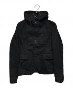 BLACK COMME des GARCONSブラックコムデギャルソン）の古着「フーデッドジャケット」｜ブラック