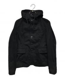 BLACK COMME des GARCONS（ブラックコムデギャルソン）の古着「フーデッドジャケット」｜ブラック