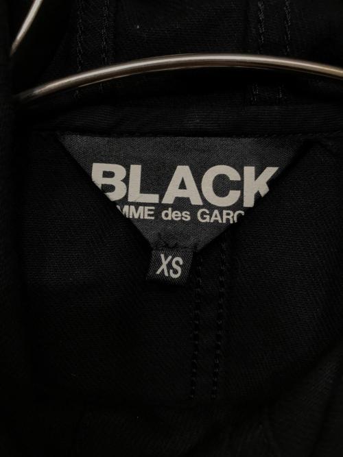 BLACK COMME des GARCONS（ブラックコムデギャルソン）BLACK COMME des GARCONS (ブラックコムデギャルソン) フーデッドジャケット ブラック サイズ:XSの古着・服飾アイテム