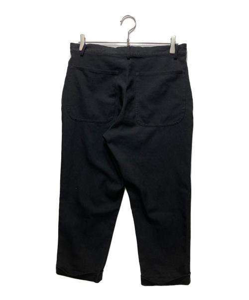 BLACK COMME des GARCONS（ブラックコムデギャルソン）BLACK COMME des GARCONS (ブラックコムデギャルソン) クロップド ポリエステル縮絨パンツ　IO-P003　AD2014 ブラック サイズ:Mの古着・服飾アイテム