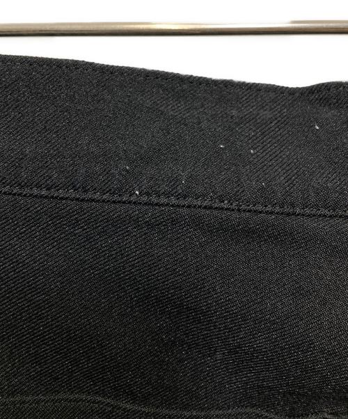 BLACK COMME des GARCONS（ブラックコムデギャルソン）BLACK COMME des GARCONS (ブラックコムデギャルソン) クロップド ポリエステル縮絨パンツ　IO-P003　AD2014 ブラック サイズ:Mの古着・服飾アイテム
