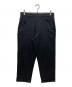BLACK COMME des GARCONS（ブラックコムデギャルソン）の古着「クロップド ポリエステル縮絨パンツ　IO-P003　AD2014」｜ブラック