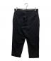 BLACK COMME des GARCONS (ブラックコムデギャルソン) クロップド ポリエステル縮絨パンツ　IO-P003　AD2014 ブラック サイズ:M：12000円