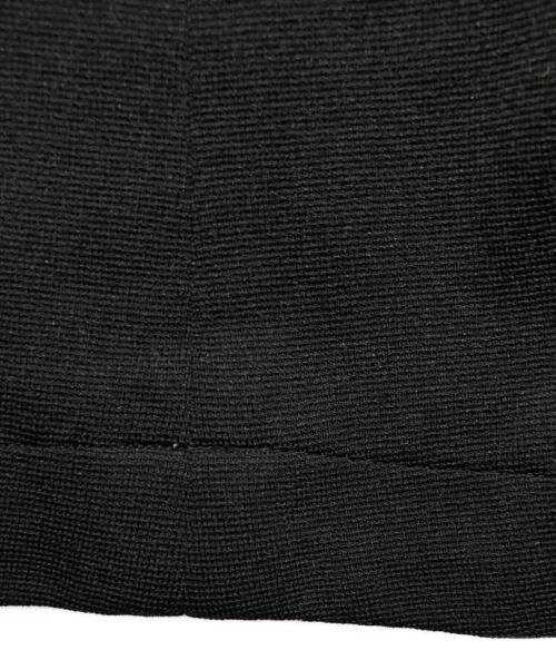 COMME des GARCONS COMME des GARCONS（コムデギャルソン コムデギャルソン）COMME des GARCONS COMME des GARCONS (コムデギャルソン コムデギャルソン) チェーンデザイン ポリエステル縮絨コート ブラック サイズ:SSの古着・服飾アイテム