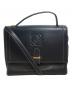LOEWE（ロエベ）の古着「アナグラムレザーショルダーバッグ」｜ネイビー