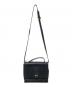 LOEWE (ロエベ) アナグラムレザーショルダーバッグ ネイビー：50000円