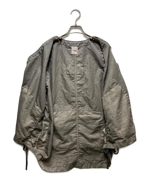 dip ltd（ディテール イン パーフェクション）dip ltd (ディテール イン パーフェクション) BEAMS PLUS (ビームスプラス) ナイロンベスト グレー サイズ:Lの古着・服飾アイテム