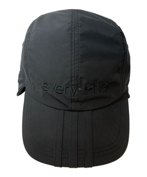 adidas（アディダス）adidas (アディダス) everyone (エブリワン) ダブルネームキャップ/イヤーフラップキャップ ブラックの古着・服飾アイテム