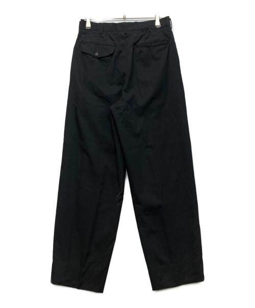 COMME des GARCONS HOMME（コムデギャルソン オム）COMME des GARCONS HOMME (コムデギャルソン オム) ウール2タックスラックス ブラック サイズ:Sの古着・服飾アイテム
