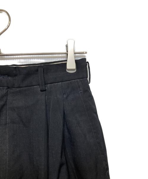 COMME des GARCONS HOMME（コムデギャルソン オム）COMME des GARCONS HOMME (コムデギャルソン オム) ウール2タックスラックス ブラック サイズ:Sの古着・服飾アイテム