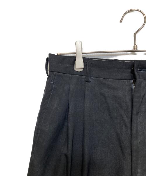 COMME des GARCONS HOMME（コムデギャルソン オム）COMME des GARCONS HOMME (コムデギャルソン オム) ウール2タックスラックス ブラック サイズ:Sの古着・服飾アイテム