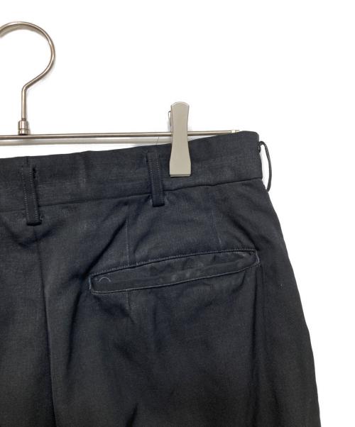 COMME des GARCONS HOMME（コムデギャルソン オム）COMME des GARCONS HOMME (コムデギャルソン オム) ウール2タックスラックス ブラック サイズ:Sの古着・服飾アイテム