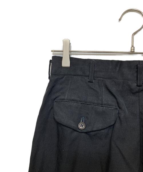 COMME des GARCONS HOMME（コムデギャルソン オム）COMME des GARCONS HOMME (コムデギャルソン オム) ウール2タックスラックス ブラック サイズ:Sの古着・服飾アイテム