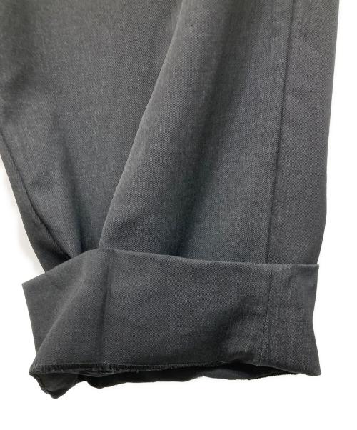 COMME des GARCONS HOMME（コムデギャルソン オム）COMME des GARCONS HOMME (コムデギャルソン オム) ウール2タックスラックス ブラック サイズ:Sの古着・服飾アイテム