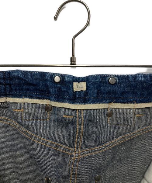 Taiga Takahashi（タイガ タカハシ）Taiga Takahashi (タイガ タカハシ) Lot.704 DENIM TROUSERS C. 1920'S インディゴ サイズ:32の古着・服飾アイテム