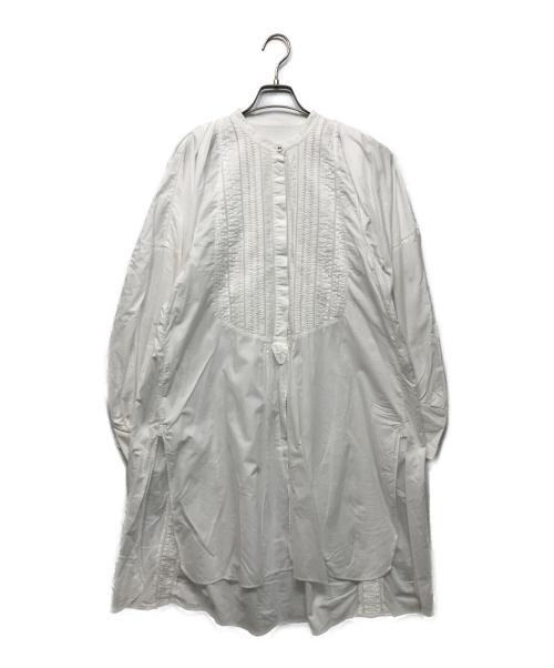 pheeta（フィータ）pheeta (フィータ) シャツワンピース ホワイト サイズ:実寸参照の古着・服飾アイテム