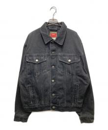 Wrangler（ラングラー）の古着「90’s ブラックデニム トラッカージャケット / HERO」｜ブラック
