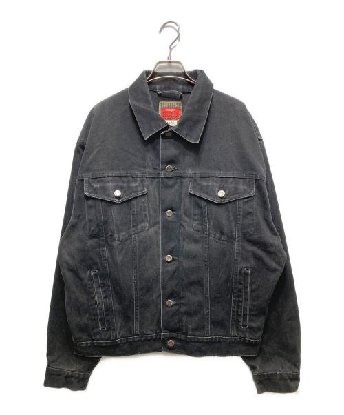 Wrangler（ラングラー）Wrangler (ラングラー) 90’s ブラックデニム トラッカージャケット / HERO ブラック サイズ:Mの古着・服飾アイテム