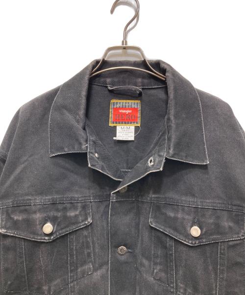 Wrangler（ラングラー）Wrangler (ラングラー) 90’s ブラックデニム トラッカージャケット / HERO ブラック サイズ:Mの古着・服飾アイテム