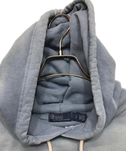 POLO RALPH LAUREN（ポロ・ラルフローレン）POLO RALPH LAUREN (ポロ・ラルフローレン) プルオーバーパーカー スカイブルー サイズ:Sの古着・服飾アイテム