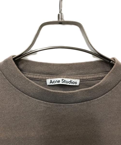 Acne studios（アクネ ストゥディオズ）ACNE STUDIOS (アクネ ストゥディオズ) プリントTシャツ ブラウン サイズ:XXSの古着・服飾アイテム