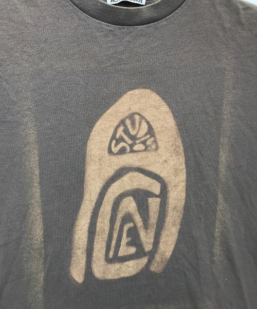 Acne studios（アクネ ストゥディオズ）ACNE STUDIOS (アクネ ストゥディオズ) プリントTシャツ ブラウン サイズ:XXSの古着・服飾アイテム