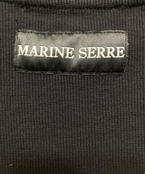 MARINE SERRE（マリーンセル）MARINE SERRE (マリーンセル) 半袖ワンピース ブラック サイズ:XSの古着・服飾アイテム