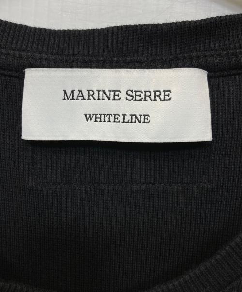 MARINE SERRE（マリーンセル）MARINE SERRE (マリーンセル) 半袖ワンピース ブラック サイズ:XSの古着・服飾アイテム