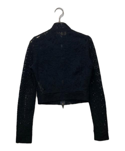 PERVERZE（パーバーズ）PERVERZE (パーバーズ) Lace Tracking Tops/レーストラッキングトップス ブラック サイズ:Sの古着・服飾アイテム