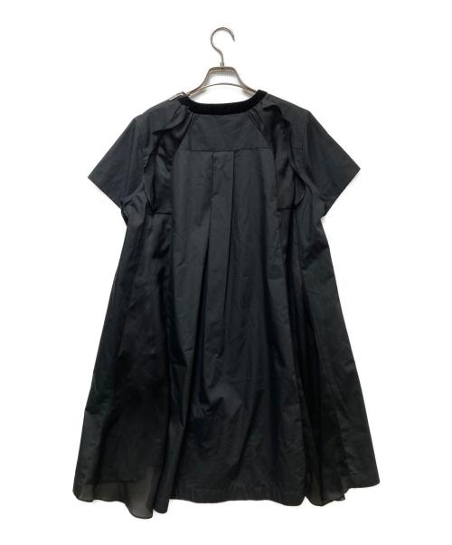 sacai（サカイ）sacai (サカイ) ドッキングフリルワンピース ブラック サイズ:FREEの古着・服飾アイテム