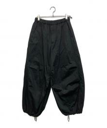 LAD MUSICIAN（ラッドミュージシャン）の古着「CHINO OVER PANTS」｜ブラック