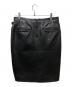 HELMUT LANG (ヘルムートラング) ラムレザースカート ブラック サイズ:6：8000円