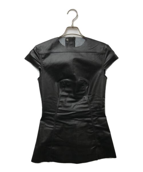 RICK OWENS（リックオウエンス）RICK OWENS (リックオウエンス) メタリック ノースリーブカットソー ブラック サイズ:40の古着・服飾アイテム