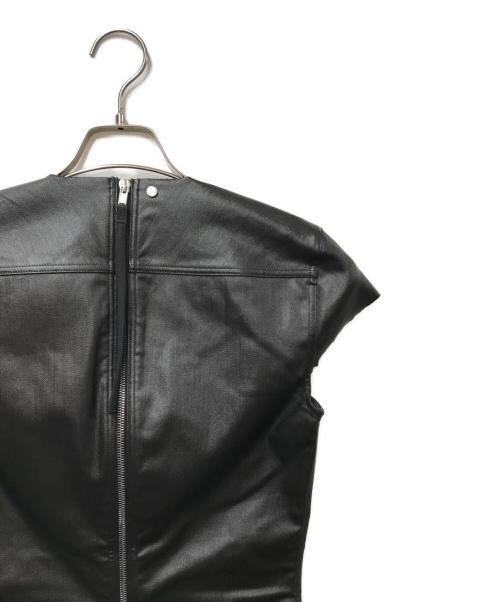 RICK OWENS（リックオウエンス）RICK OWENS (リックオウエンス) メタリック ノースリーブカットソー ブラック サイズ:40の古着・服飾アイテム