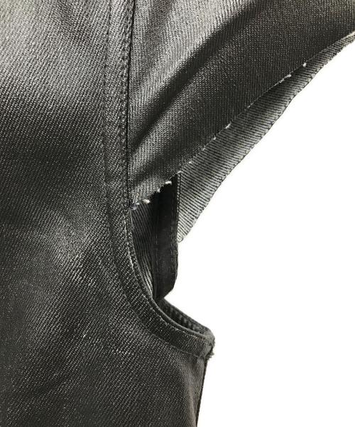 RICK OWENS（リックオウエンス）RICK OWENS (リックオウエンス) メタリック ノースリーブカットソー ブラック サイズ:40の古着・服飾アイテム
