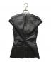 RICK OWENS (リックオウエンス) メタリック ノースリーブカットソー ブラック サイズ:40：18000円