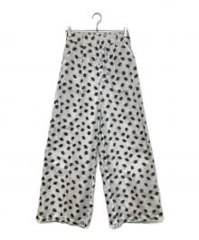 MAISON SPECIAL（メゾンスペシャル）の古着「Sheer Jacquard Easy Pants」｜ホワイト