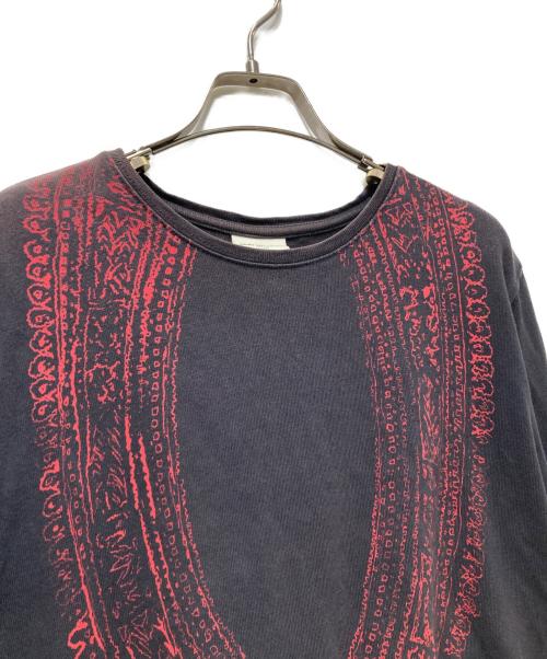 DRIES VAN NOTEN（ドリスヴァンノッテン）DRIES VAN NOTEN (ドリスヴァンノッテン) 総柄プリントロングスリーブカットソー ブラック サイズ:Sの古着・服飾アイテム