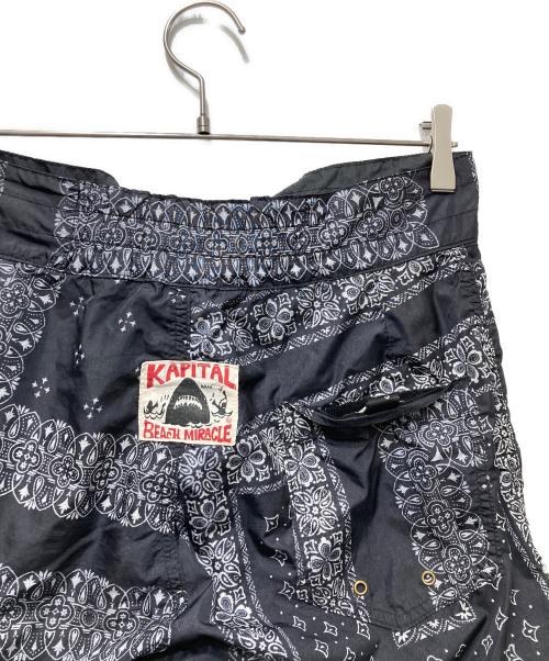 KAPITAL（キャピタル）KAPITAL (キャピタル) ペイズリーハーフパンツ ブラック サイズ:Mの古着・服飾アイテム
