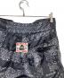 中古・古着 KAPITAL (キャピタル) ペイズリーハーフパンツ ブラック サイズ:M：8000円