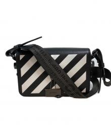 OFFWHITE（オフホワイト）の古着「Diag Mini Flap Bag ショルダーバッグ」｜ブラック