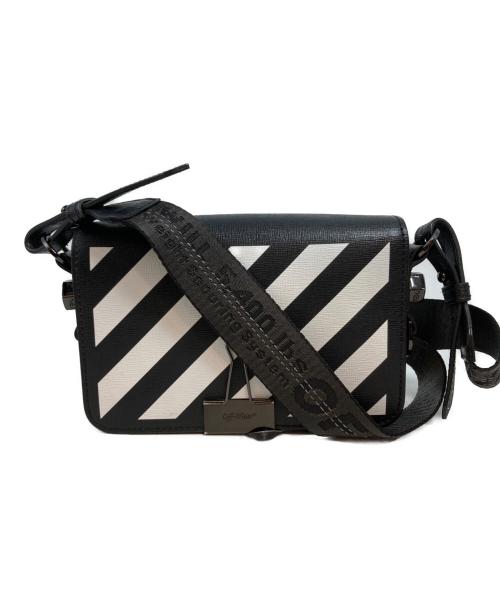 OFFWHITE（オフホワイト）OFFWHITE (オフホワイト) Diag Mini Flap Bag ショルダーバッグ ブラックの古着・服飾アイテム