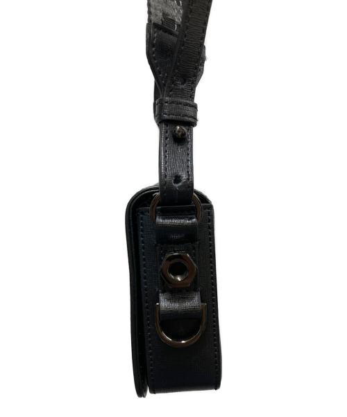 OFFWHITE（オフホワイト）OFFWHITE (オフホワイト) Diag Mini Flap Bag ショルダーバッグ ブラックの古着・服飾アイテム