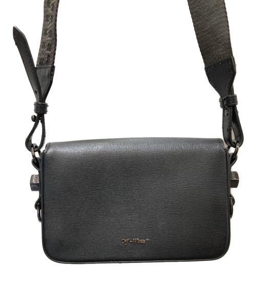 OFFWHITE（オフホワイト）OFFWHITE (オフホワイト) Diag Mini Flap Bag ショルダーバッグ ブラックの古着・服飾アイテム