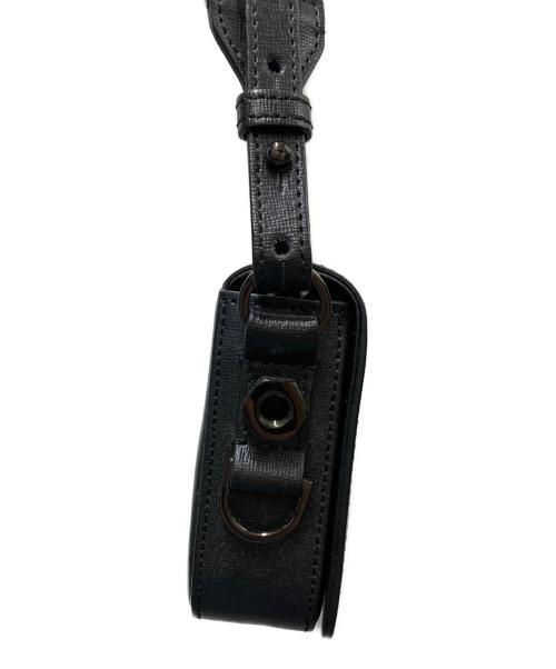 OFFWHITE（オフホワイト）OFFWHITE (オフホワイト) Diag Mini Flap Bag ショルダーバッグ ブラックの古着・服飾アイテム