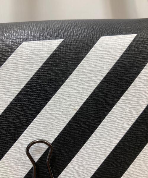 OFFWHITE（オフホワイト）OFFWHITE (オフホワイト) Diag Mini Flap Bag ショルダーバッグ ブラックの古着・服飾アイテム