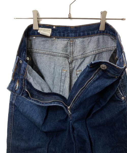 DRIES VAN NOTEN（ドリスヴァンノッテン）DRIES VAN NOTEN (ドリスヴァンノッテン) タックデニムパンツ インディゴ サイズ:34の古着・服飾アイテム