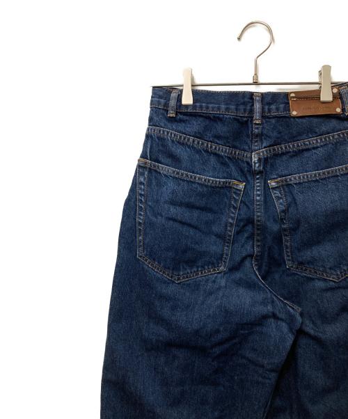 DRIES VAN NOTEN（ドリスヴァンノッテン）DRIES VAN NOTEN (ドリスヴァンノッテン) タックデニムパンツ インディゴ サイズ:34の古着・服飾アイテム