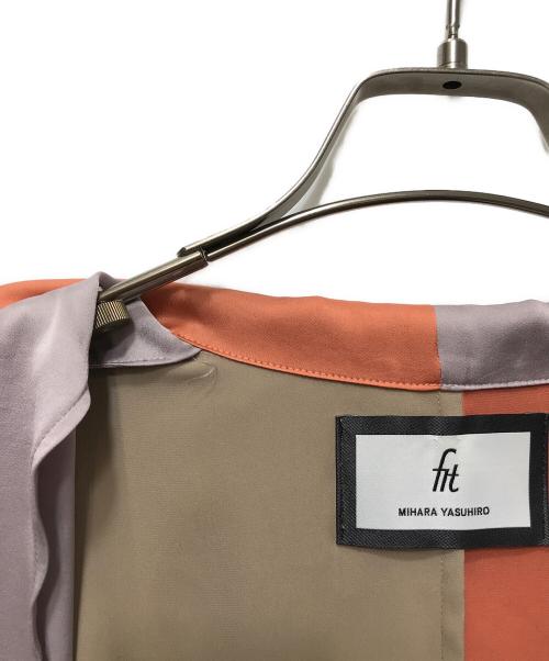 FIT MIHARA YASUHIRO（フィット ミハラヤスヒロ）FIT MIHARA YASUHIRO (フィット ミハラヤスヒロ) クレイジーパターンシャツ ブラウン サイズ:44の古着・服飾アイテム